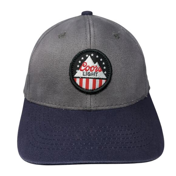 Coors Light Snapback Hat Multicolor One Size Adjustable Embroidered 6 Panel - Picture 1 of 9